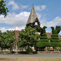 Buy canvas prints of St Mary the Virgin, Bedfont by graham young