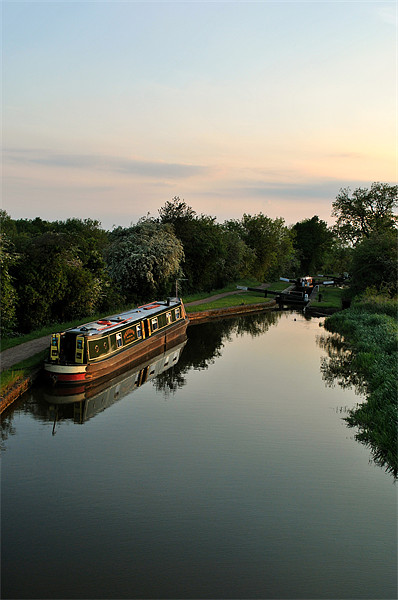 Moored for the Night Picture Board by graham young