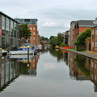Buy canvas prints of Canalside Redevolopment by graham young