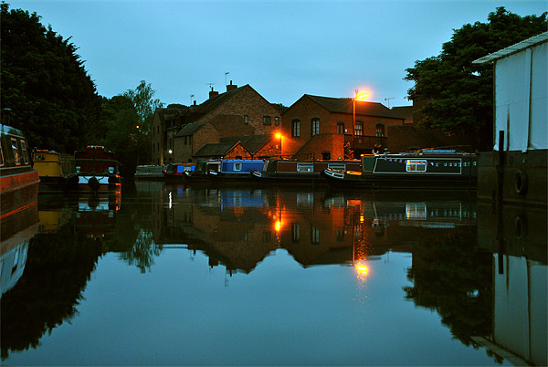 Worcester Marina at Dusk Picture Board by graham young
