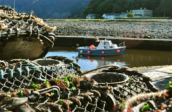 Fishing Boat and Lobster Pots Picture Board by graham young
