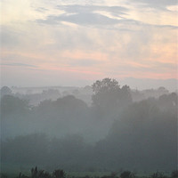 Buy canvas prints of Evening Mist by graham young