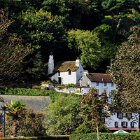 Buy canvas prints of Shelleys Cottage, Lynmouth by graham young