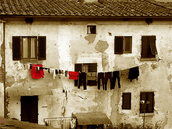 Italian Laundry 2 Picture Board by graham young