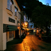 Buy canvas prints of The Street, Lynmouth by graham young