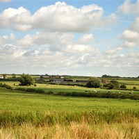 Buy canvas prints of A Leicestershire Farm by graham young