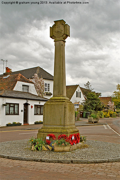 Shenley War Memorial Picture Board by graham young
