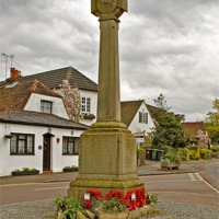 Buy canvas prints of Shenley War Memorial by graham young