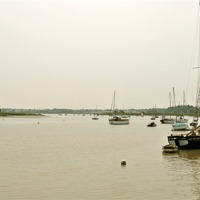 Buy canvas prints of The Deben Estuary at Woodbridge by graham young