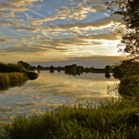 Buy canvas prints of Marsworth Sunset by graham young