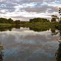 Buy canvas prints of Evening Time at Marsworth reservoir by graham young