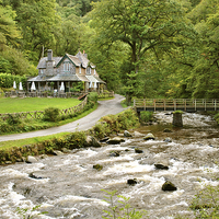 Buy canvas prints of Watersmeet Tea Room by graham young