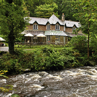 Buy canvas prints of Watersmeet House by graham young