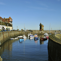Buy canvas prints of Lynmouth Harbour by graham young