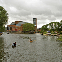 Buy canvas prints of The Royal Shakespeare Theatre by graham young