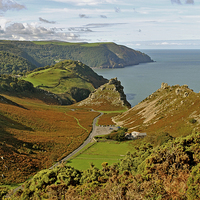 Buy canvas prints of Valley of Rocks by graham young