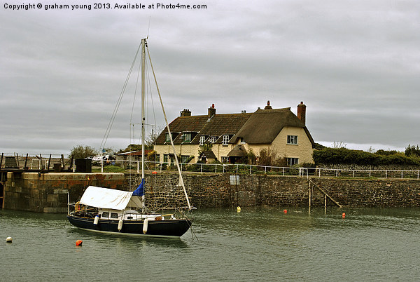 Porlock Weir Picture Board by graham young