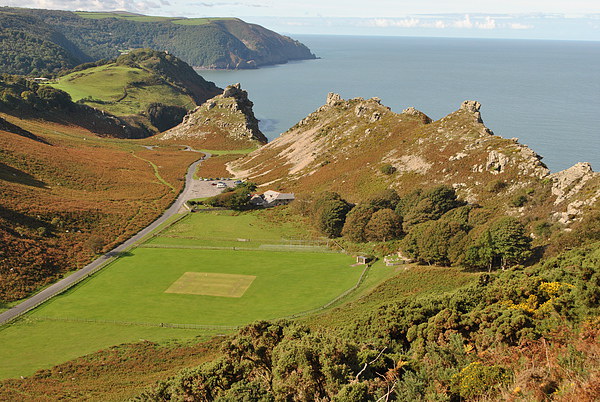  Valley of Rocks Picture Board by graham young