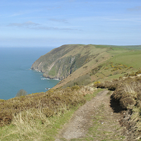 Buy canvas prints of The Exmoor Coast  by graham young