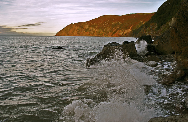 High Tide on The Foreland  Picture Board by graham young