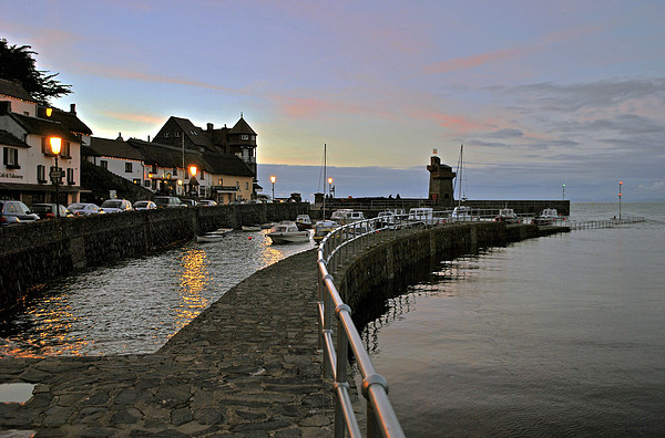  Lynmouth Harbour Picture Board by graham young