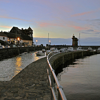 Buy canvas prints of  Lynmouth Harbour by graham young