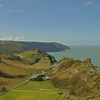 Buy canvas prints of The Valley of Rocks  by graham young