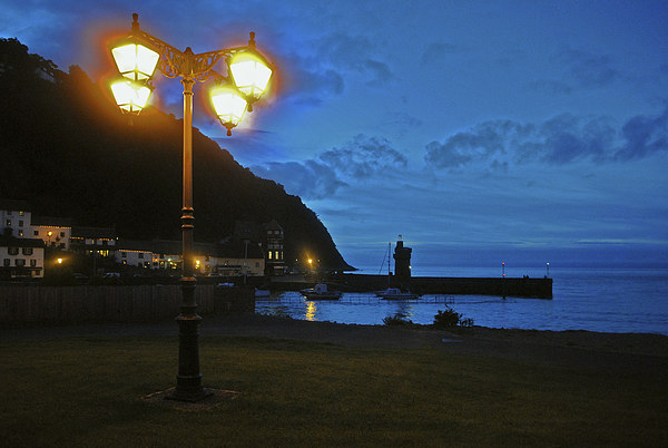  Lynmouth by Lamplight Picture Board by graham young