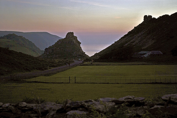 Valley of Rocks Sunset  Picture Board by graham young