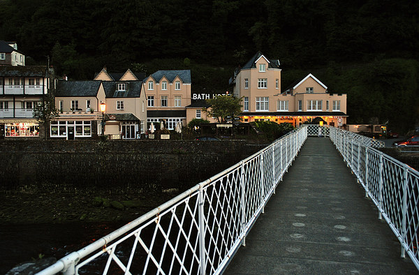 The Bath Hotel, Lynmouth  Picture Board by graham young