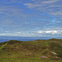 Buy canvas prints of Hiking on the Foreland  by graham young