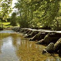 Buy canvas prints of Tarr Steps  by graham young