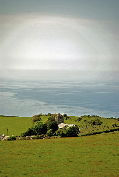 Countisbury Church  Picture Board by graham young