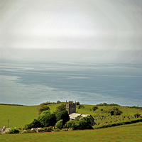 Buy canvas prints of Countisbury Church  by graham young