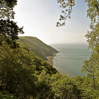 Buy canvas prints of Foreland Point and the Exmoor Coast  by graham young