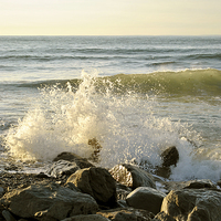 Buy canvas prints of  Breaking Waves by graham young