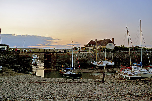 Porlock Weir Sunset  Picture Board by graham young