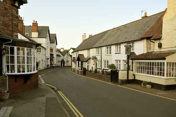 Porlock High Street  Picture Board by graham young