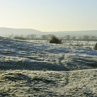Buy canvas prints of A Chilly Morning in the Chilterns  by graham young