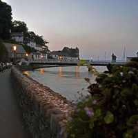 Buy canvas prints of Lynmouth by Lamplight  by graham young