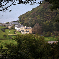 Buy canvas prints of The Manor House, Lynmouth  by graham young