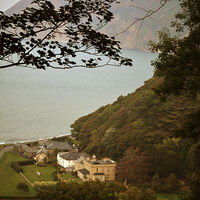 Buy canvas prints of The Old Manor House, Lynmouth  by graham young