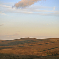 Buy canvas prints of Lone Cloud Over Exmoor  by graham young