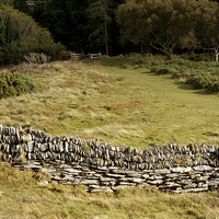 Buy canvas prints of The Iron Age Enclosure on Hollerday Hill  by graham young