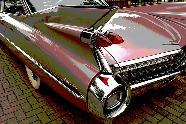 1959 Cadillac Coupe De Ville  Picture Board by graham young