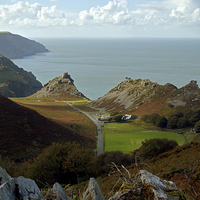 Buy canvas prints of The Valley of Rocks  by graham young