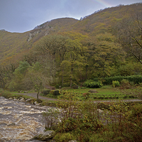 Buy canvas prints of Rainbow at Watersmeet  by graham young