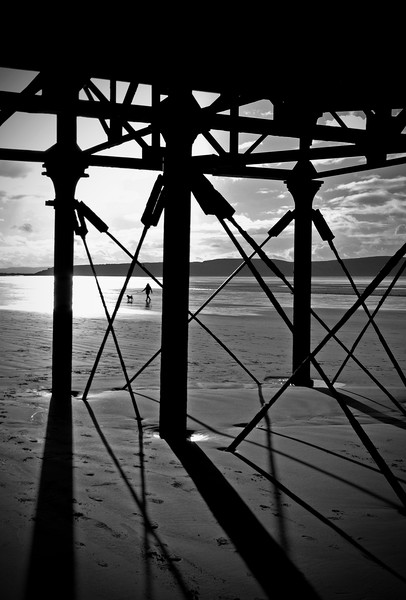 Beneath The Pier Picture Board by graham young