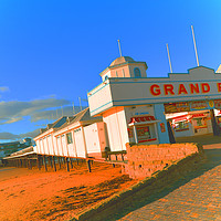 Buy canvas prints of The Grand Pier at Weston Super Mare by graham young
