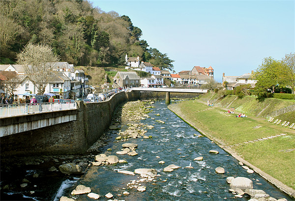 Lynmouth, North Devon Picture Board by graham young